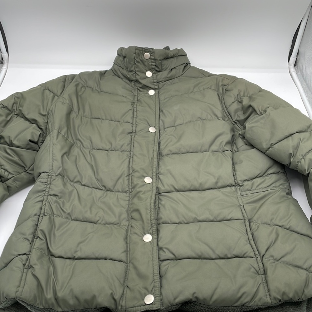 Olive Green Down Jacket- Bitten by SJP